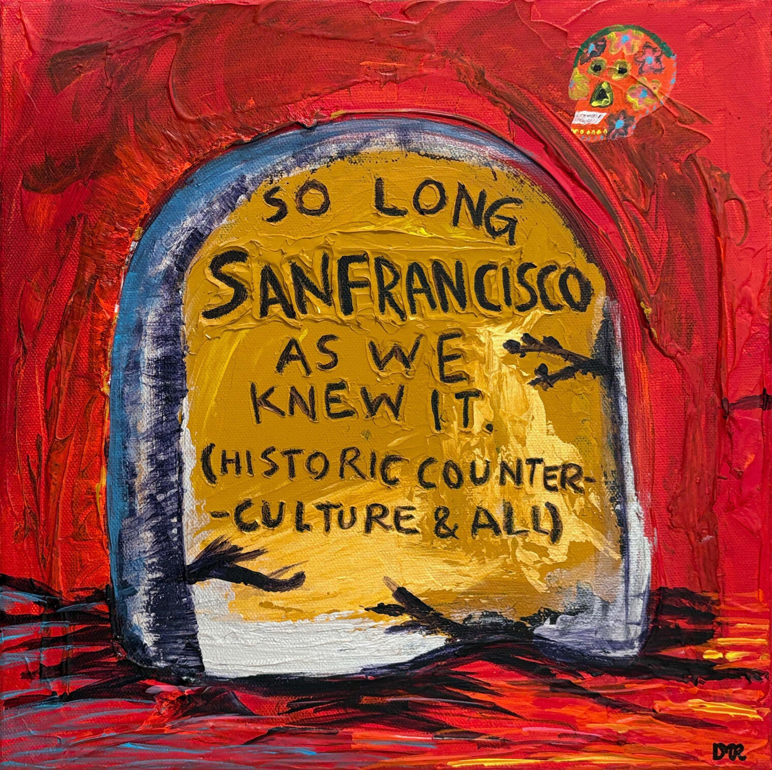 San Francisco Mural,12"x12"