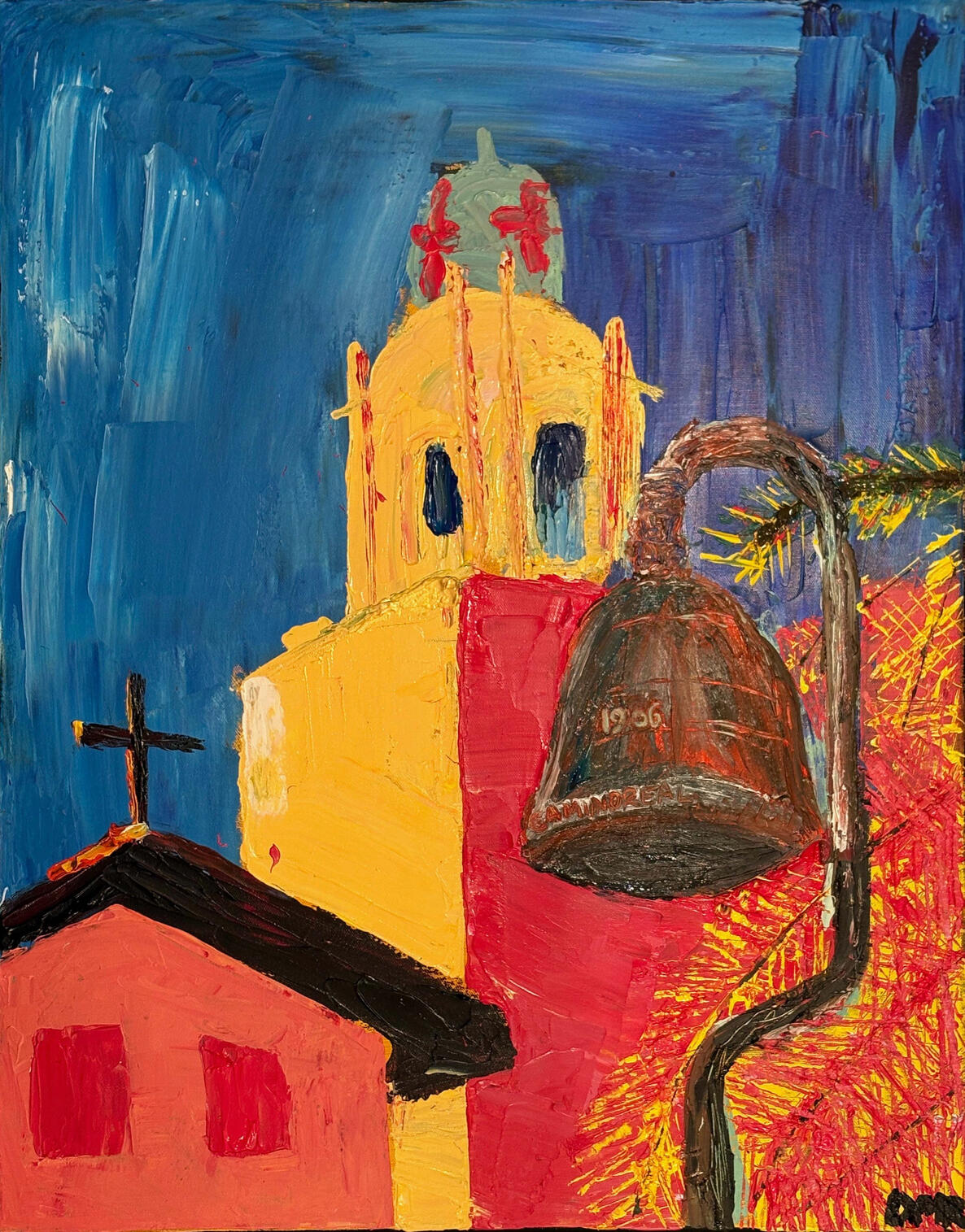 Mission Dolores Basilica, 36"x24"